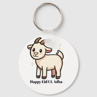 Süßes Ziegen-Happy-Eid-Ul-Adha-Schlüsselanhänger 2 Schlüsselanhänger