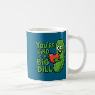 Süßes Zitat lustige Gurke sagt so eine Art große N Kaffeetasse