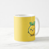 Süßes Zitronenthema Kaffeetasse (VorderseiteRechts)
