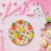 Süßes Zitruspapier Pappteller (Party)