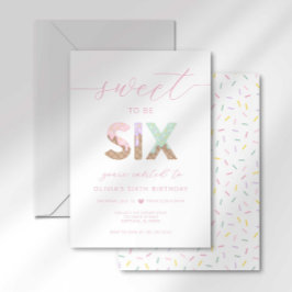 Süßes zu 6 Eiscreme-Party Einladung