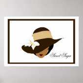 Süßes Zuckerposter Poster (Vorne)