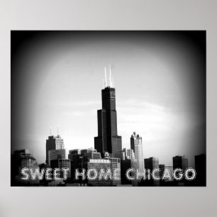 Süßes Zuhause-Chicago-Plakat Poster