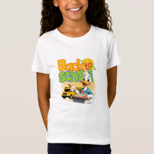 Süßes Zur-Schule-T-Shirt mit Ente – Lustiges Carto T-Shirt