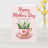 Süßeste Abuela Muttertagskarte Karte (Gelbe Blume)