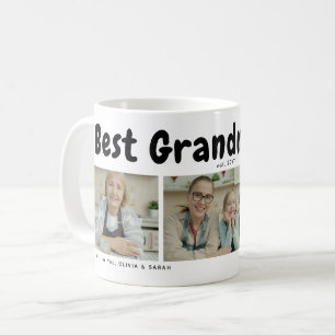Süßeste beste Oma überhaupt 3 Foto-Collage Herz  Kaffeetasse