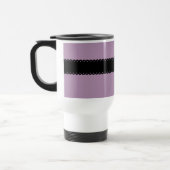 Süßeste BRAUT Monogramm-Name-Farbe B6 Reisebecher (Links)