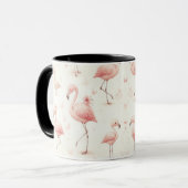 Süßeste Flamingo-Herde Tasse (Vorderseite Links)