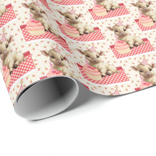 Süßeste Geburtstagsverpackung Geschenkpapier (Rolleneckpunkt)