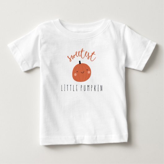 süßeste kleine Kürbis Baby T - Shirt fallen niedli (Vorderseite)