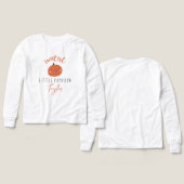 Süßeste kleine Kürbis Individuelle Name Boys (Design Vorderseite & Rückseite)