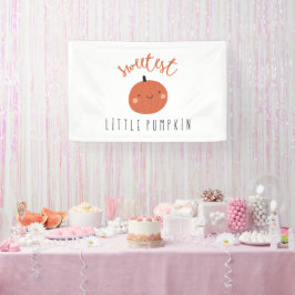 süßeste kleine Kürbis Indoor Banner Signature Part