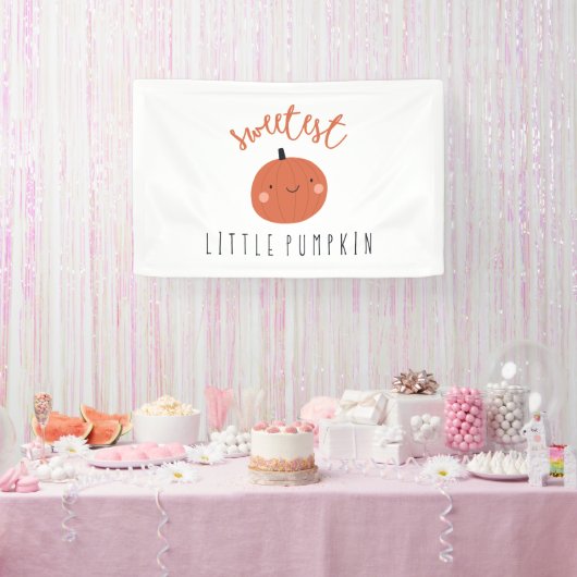 süßeste kleine Kürbis Indoor Banner Signature Part (Party)