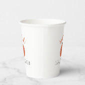Süßeste kleine Kürbis Papier Cups niedlicher Fall Pappbecher (Rechts)