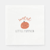 Süßeste kleine Kürbis Papier Napkins fallen niedli Serviette (Vorderseite)