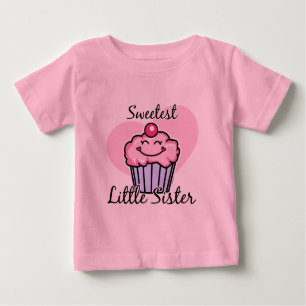 Süßeste kleine Schwester Baby T-shirt