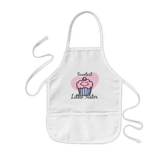 Süßeste kleine Schwester Kinderschürze (Vorne)