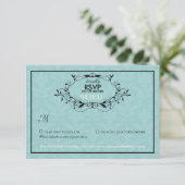 Süßeste Liebe Cakepop Modern Wedding RSVP Karte (Stehend Vorderseite)