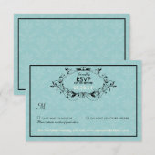 Süßeste Liebe Cakepop Modern Wedding RSVP Karte (Vorne/Hinten)