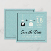 Süßeste Liebe Cakepop Modernes Save the Date (Vorne/Hinten)