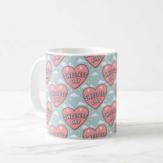 Süßeste Liebe Kaffeetasse (Vorderseite Links)