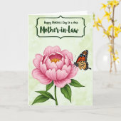 Süßeste Mutter Blumen Insekten Karte (Gelbe Blume)