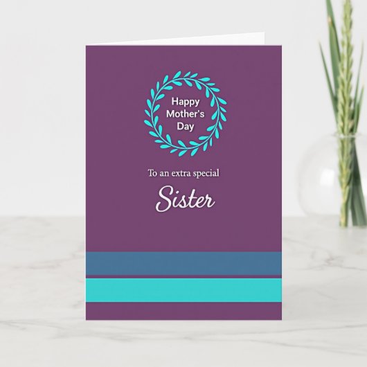 Süßeste Mutter Elegantes Schriftkarten-Design Karte (Vorderseite)