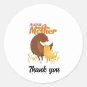 Süßeste Mutter Runder Aufkleber (Vorderseite)