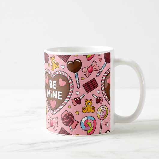 Süßeste Tagesmuster und Geschenke für Geliebte Kaffeetasse (Rechts)