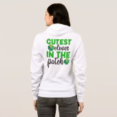 Süßester Klee im Fleck-61106 Hoodie (Schwarz voll)