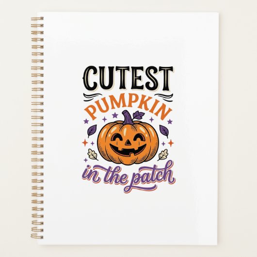 Süßester Kürbis im Patch Halloween-Shirt-Design Planer (Vorderseite)