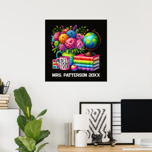 Süßester Lehrer ever Name hinzufügen  Poster