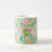 Süßestes Blumendesign Kaffeetasse (Mittel)