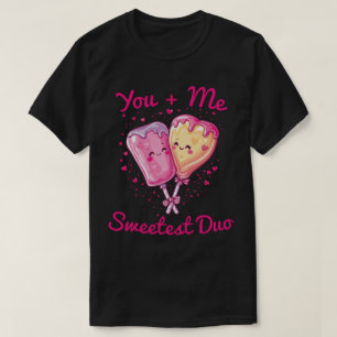 Süßestes Duo - Cute Eiscreme-Paar-Liebesdesign T-Shirt