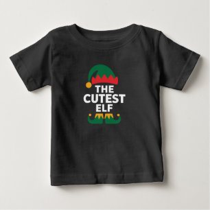 Süßestes Elf-Passendes Familien-Weihnachten Baby T-shirt