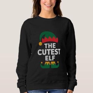 Süßestes Elf-Passendes Familien-Weihnachten Sweatshirt
