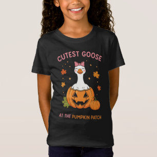 Süßestes Gänse-Kürbisfeld Kinder Halloween T-Shirt