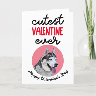 Süßestes Valentinsgruß-Karten-Ever ..von deinem Hu Feiertagskarte