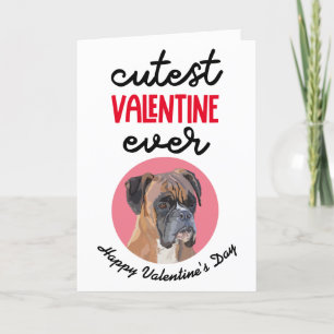 Süßestes Valentinsgruß-Karten je ..von Ihrem Boxer Feiertagskarte