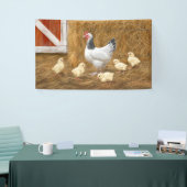 Sussex Chicken Mama Hen und Chicks Banner (Messeveranstaltung)