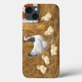 Sussex Chicken Mama Hen und Chicks Case-Mate iPhone Hülle (Rückseite)