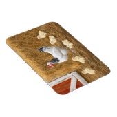 Sussex Chicken Mama Hen und Chicks Magnet (Rechte Seite)