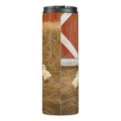 Sussex Chicken Mama Hen und Chicks Thermosbecher (Rückseite)