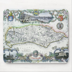 Sussex, graviert von W. Schmollinger Mousepad