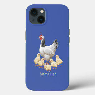 Sussex-Huhn Mama-Henne und Küken iPhone 13 Hülle
