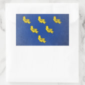 Sussex Rechteckiger Aufkleber (Tasche)