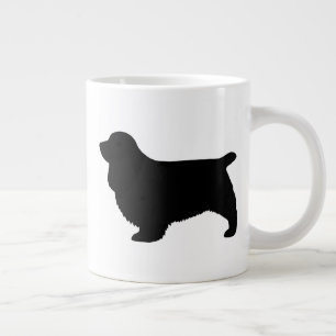 Sussex Spanel Dog Breed Silhouetten Jumbo-Tasse