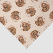 Sussex Spanel Malerei Niedlich Original Pet Dog Ar Seidenpapier (Ausschnitt)