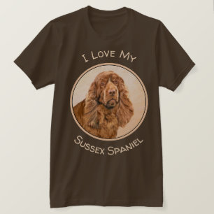 Sussex Spanel Painting - Niedliche Original Hund K T-Shirt