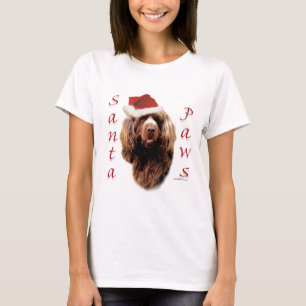 Sussex Spanel Santa Paws T-Shirt